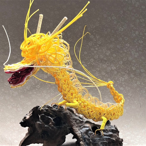 金色龍 水引細工 金色に輝く龍神 その他置物 myrtle 1969 通販 9752240