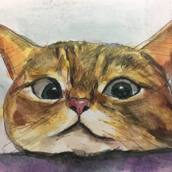 水彩画 似顔絵描きます  葉書サイズ　(写実タイプ背景無し) 水彩画 似顔絵描きます 葉書サイズ (写実タイプ背景無し) 美術品