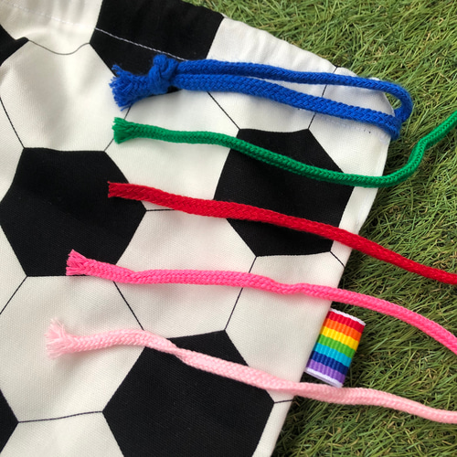 再販◇ボールみたいな サッカーボールケース⚽️ボール入れ 巾着バッグ