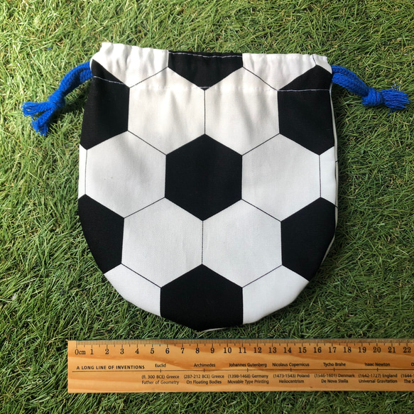 ボールみたいな サッカーボール 巾着⚽️ 4枚目の画像