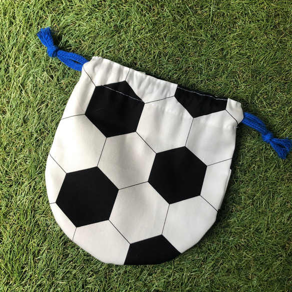 ボールみたいな サッカーボール 巾着⚽️ 5枚目の画像