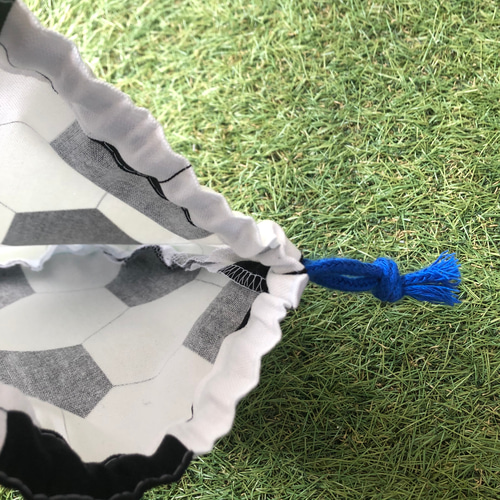 けんこう ハンドメイド巾着 サッカーボール グリーン まとめ割 imgrc0093748231.jpg