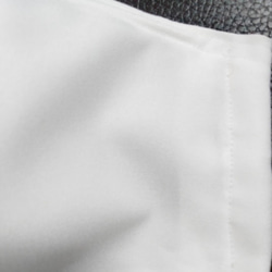 LL　ナイロン　シワになりにくい　ホワイト　白　無地　大きい　メンズ　ワイヤー　ポケット　マスク　立体マスク　大人 4枚目の画像