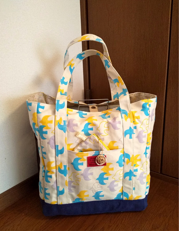 鳥用 インコ用♡ハートフルキャリーが入る♤キャリーバッグ インコ