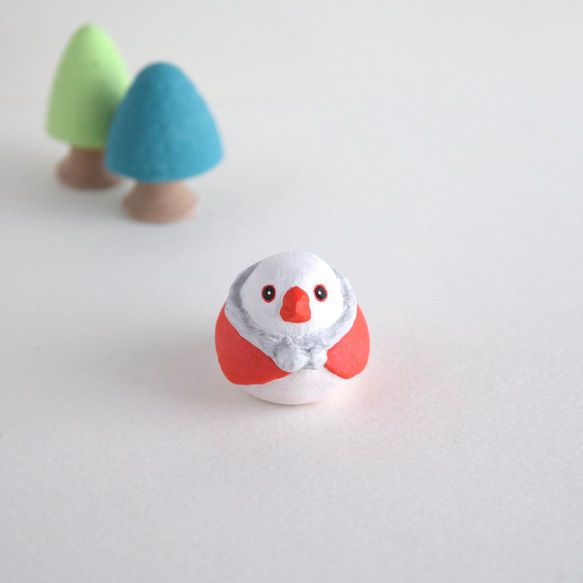 聖誕老公公白文鳥 第1張的照片