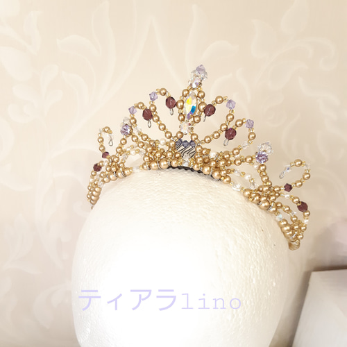 ❇️ カチューシャタイプ❇️姫系ティアラ リラ・金平糖