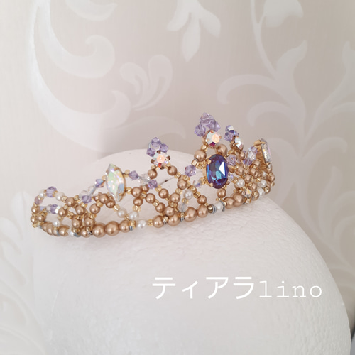 名作 アメジスト ヘッドドレス クラウン バレエティアラ バレエ