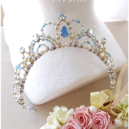 フロリナ❇️ カチューシャタイプ❇️姫系ティアラ ヘッドドレス