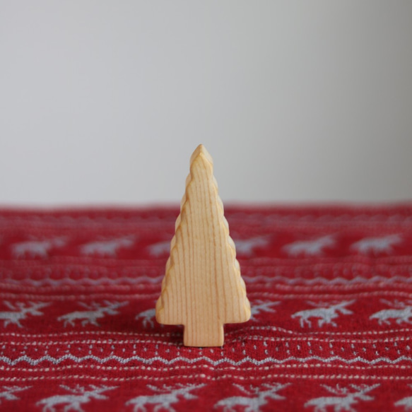 Creema限定【クリスマスのなかまたち】トナカイ・スノーマン・もみの木３点セット 6枚目の画像
