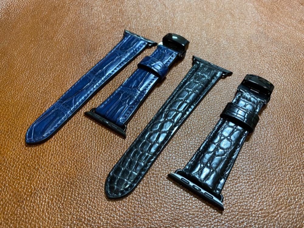 アップルウォッチベルト / クロコダイル・竹腑（For 42/44/45/49mm）革バンド 26,180円