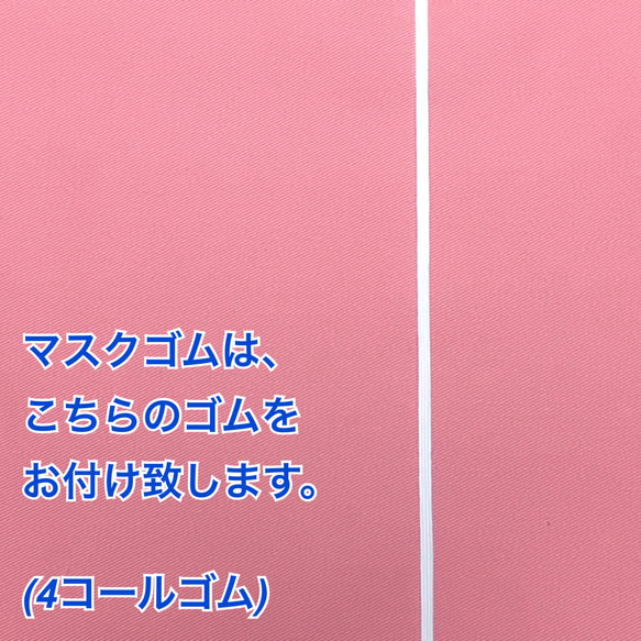 マスク《マスク縁部分にリバティ生地使用》※マスクは感染を完全に予防するものではありません。 4枚目の画像