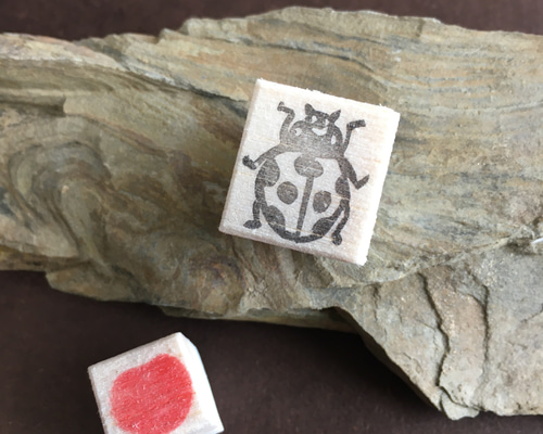 てんとう虫の消しゴムはんこ はんこ・スタンプ Tomoko Ishii 通販