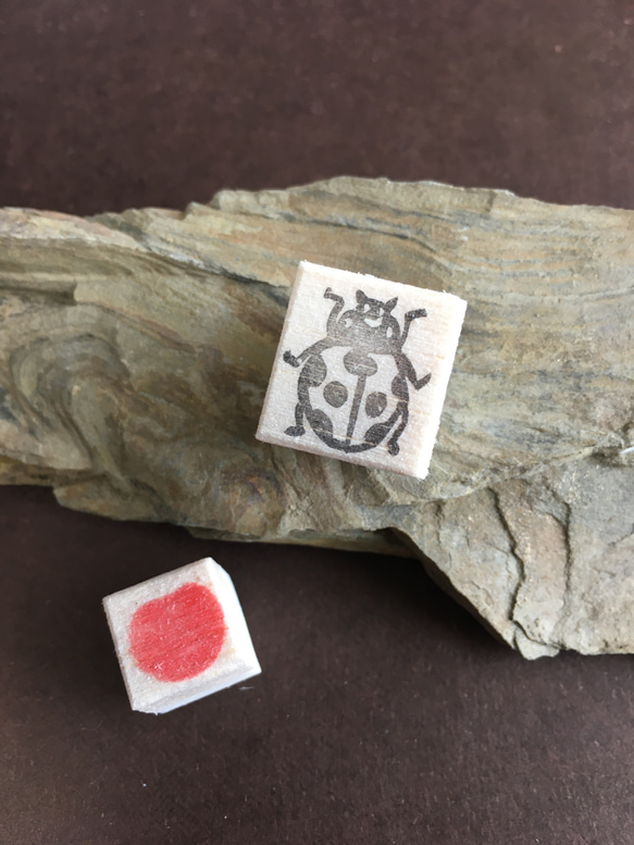 てんとう虫の消しゴムはんこ はんこ・スタンプ Tomoko Ishii 通販