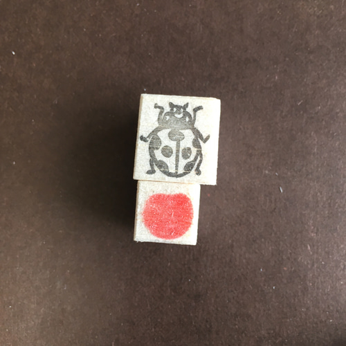 てんとう虫の消しゴムはんこ はんこ・スタンプ Tomoko Ishii 通販