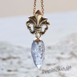 透明度抜群のブルーサファイア結晶ペンダントトップ　1 5枚目の画像