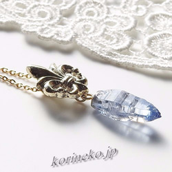 透明度抜群のブルーサファイア結晶ペンダントトップ　1 6枚目の画像