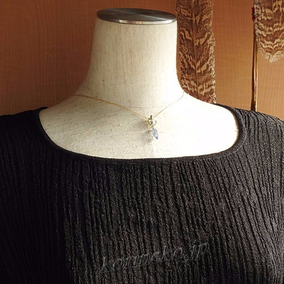 透明度抜群のブルーサファイア結晶ペンダントトップ　1 9枚目の画像