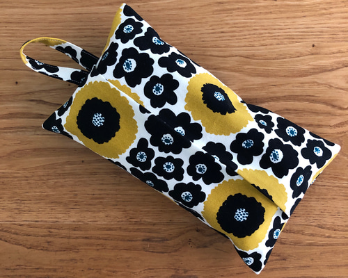 ソフトパック(エコティッシュ)用ティッシュカバー*handmade* エコティッシュ ソフトパックティッシュ ビニールティッシュ
