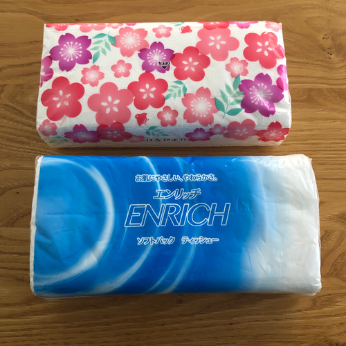 エコティッシュ ソフトパックティッシュ ビニールティッシュ