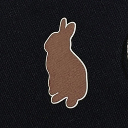2枚セット　選べる3ポーズ『ウサギのしぐさ』シルエット　3Ｄフィットマスク 8枚目の画像
