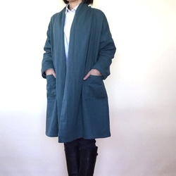 (Sさま限定)トリプル（3重）ガーゼのジャケットコート 「着た瞬間から心地いい服」 6枚目の画像