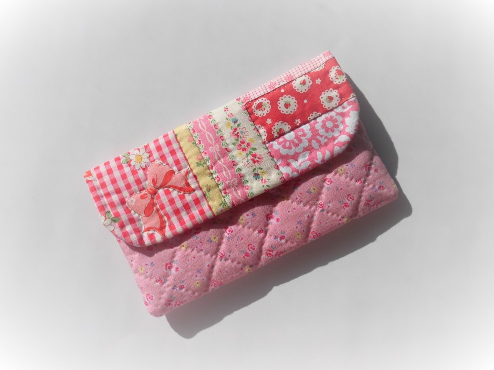 たけのこ★ハンドメイド★通帳ケース★カラフル★パッチワーク