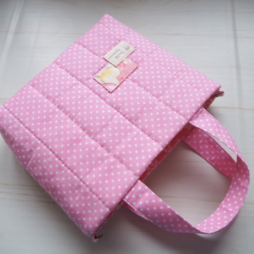 作成キット ミニバッグトート Dカン付き2WAYにも！ ハローベイビー