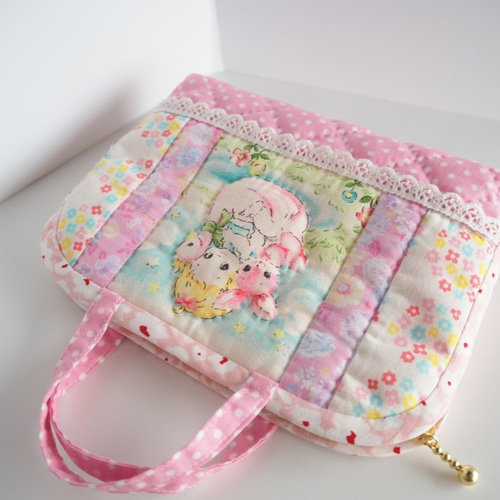 再販☆作成キット 子羊さんのミニバッグポーチ ハローベイビー