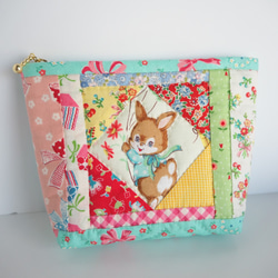 四つ葉様ご予約☆ハローベイビー ♡ handmade・丸型ポーチ♡ 四つ葉様ご予約☆ハローベイビー ♡ handmade・丸型ポーチ♡