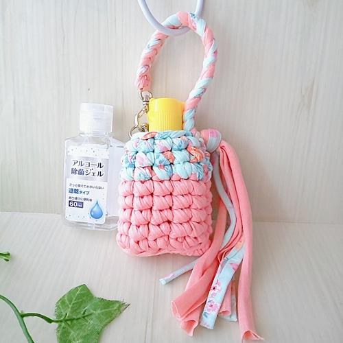 DAISOジェルもOk☆手ピカジェルホルダー☆フラミンゴ×ピンク その他 