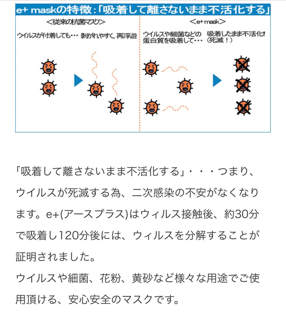 抗ウイルス生地使用☆*°高貴な煌めき♡花柄刺繍チュールレースの女優マスク ネイビーベース 8枚目の画像