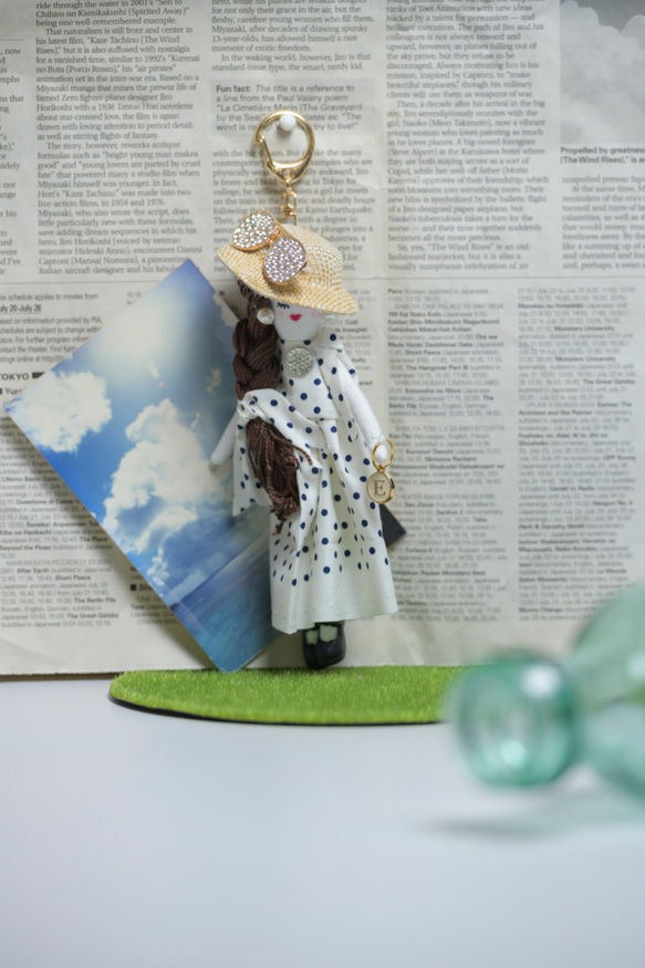 「水玉＋ロングヘアーでかわいい大人のリュクス」コーデのカノアちゃん 2枚目の画像