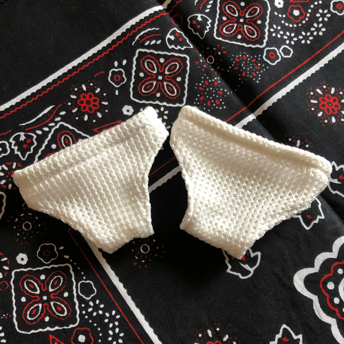 ハンドメイド　ソランちゃん　パンツ　靴下　セット　小花柄　ニット ハンドメイド ソランちゃん パンツ 靴下 セット 小花柄 ニット