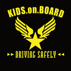 【選べるカラー】KIDS on BOARD 車 ステッカー 5枚目の画像