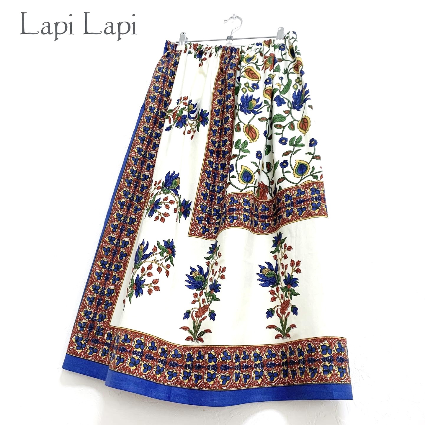 インド綿ギャザースカート 北欧オリエンタル