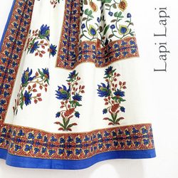 インド綿ギャザースカート 北欧オリエンタル 2枚目の画像