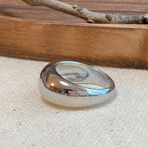 SILVER925ぽってり甲丸リングRG27 指輪・リング Ringo 通販