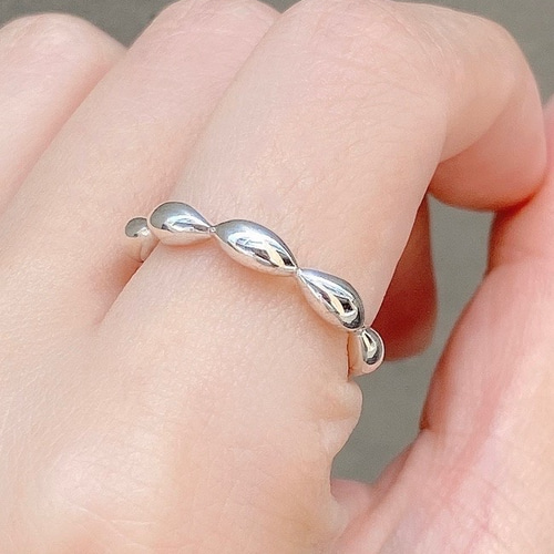 ぷっくり 雫 ドロップリング Drop Ring RG45 指輪・リング Ringo 通販