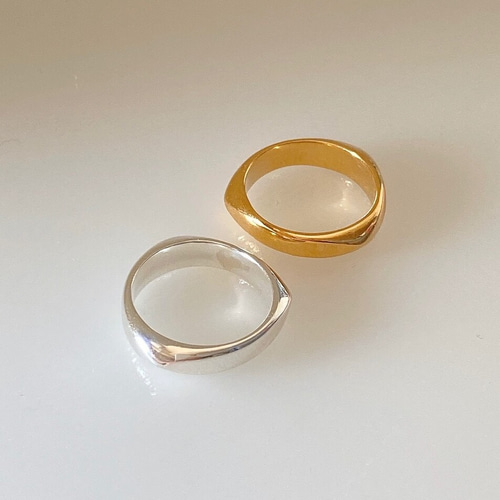 ユニークな変形デザインシンプルリングRG57 指輪・リング Ringo 通販