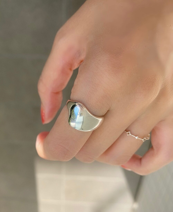 ❤︎人気Nuance Ring シルバー925 RG58 9枚目の画像