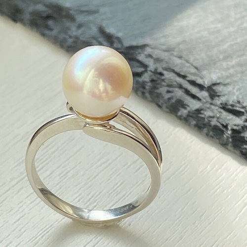 淡水真珠 9.5mmパールリングR3796 指輪・リング Ringo 通販