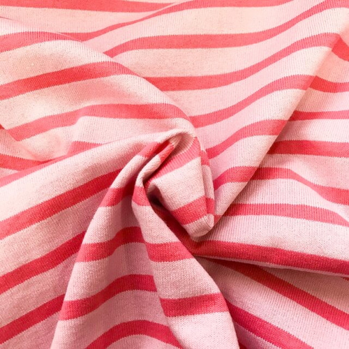 ☆【送料無料】ボーダー長袖トップス（ピンク） カットソー ララツコ