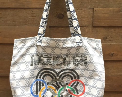 昭和レトロ マザーズバック Olympic MEXICO68 大型トートバック