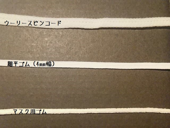 【再販】リニューアル！国産生地使用 Wガーゼ 立体マスク ヒッコリーブルー 3サイズ 5枚目の画像