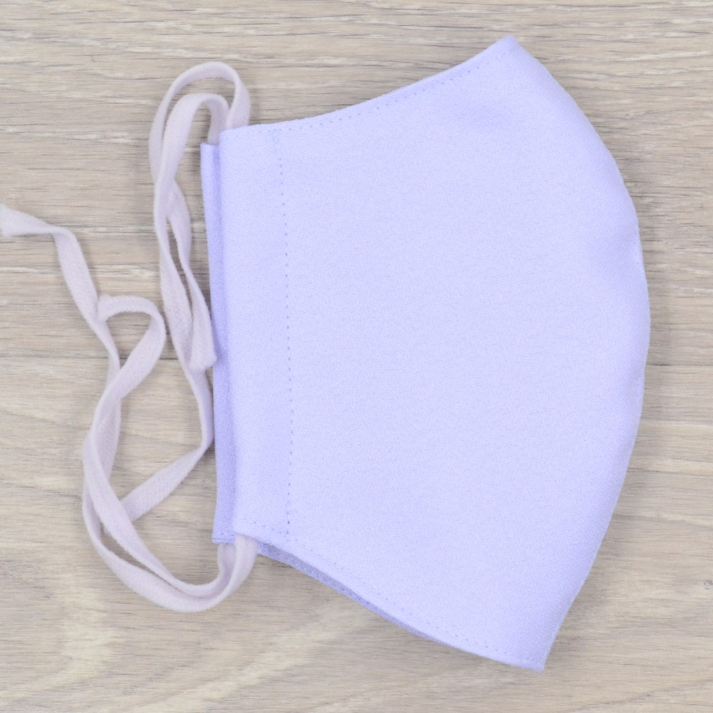 藤色 10枚セット販売！＝送料無料＝仕事用の夏向き 布マスク!すぐに乾きアイロン不要＊さらさら持続＊