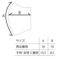 【さくら】アイロン不要！ワンポイント布マスク＝送料無料＝UV対策 夏快適＊すぐに乾き、さらっと清涼感♪ 6枚目の画像