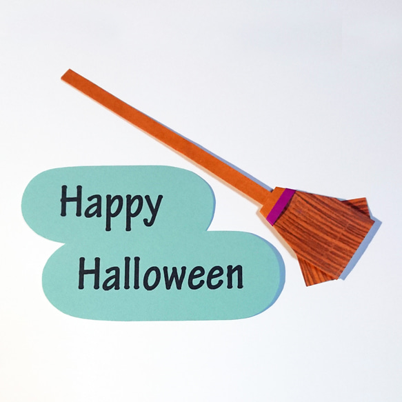 【折り紙セット】ハロウィン **送料無料** Halloween 魔女 かぼちゃ 街並み 4枚目の画像