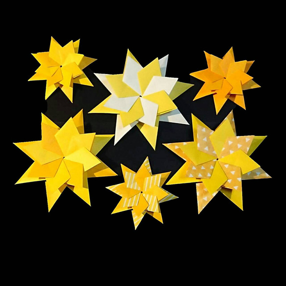 【折り紙セット】星 ２種・計16個 2枚目の画像