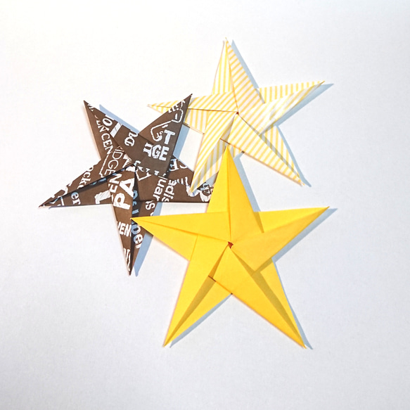 【折り紙セット】星 ２種・計16個 4枚目の画像