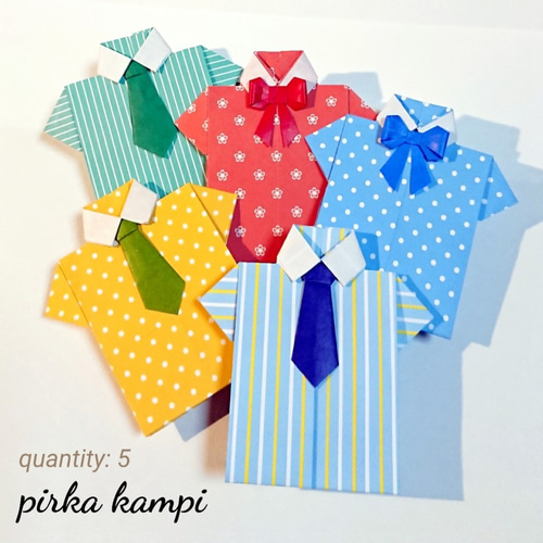 折り紙】シャツ・Yシャツ・ブラウス 5個 その他素材 pirka kampi